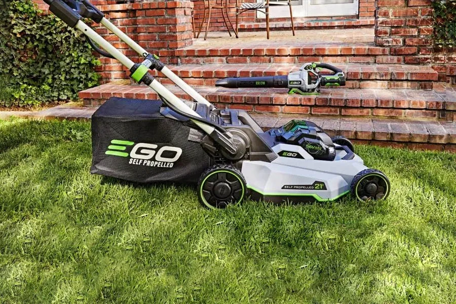 electric start lawn mowers